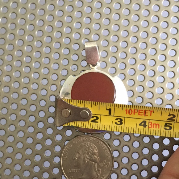 🖤Carnelian💕silver pendant - Picture 13 of 14